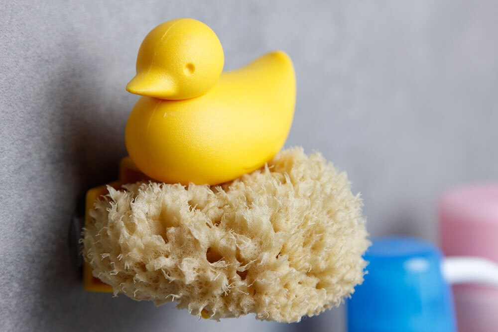 Держатель для губки duck, желтый