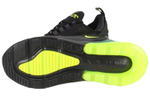 Nike Air Max 270 non-slip lightweight low-top running shoes men's black and green cushion leisure