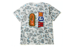 A Bathing Ape Space Camo Shark Tee серый белый