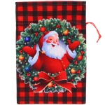 Мешок подарочный «А вот и Дед Мороз» 21*32 см