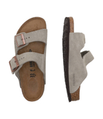 Кожаные шлепанцы arizona Birkenstock - серый(1021704)