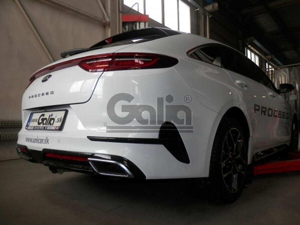 Фаркоп оцинкованный Galia K047C для Kia ProCeed 2018-(паспорт и сертификат в комплекте)(без электрики)
