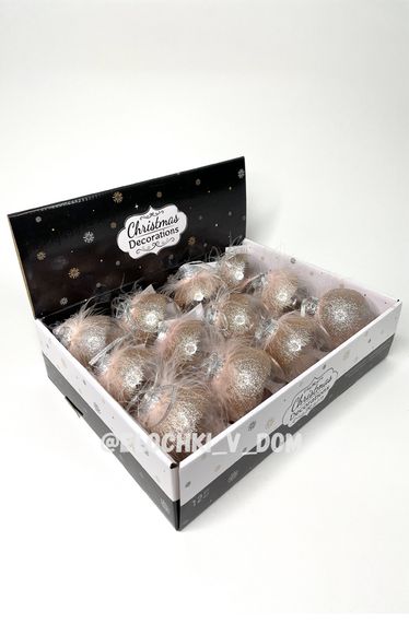 Комплект Ёлочных Шаров 8см 744592 - 12шт