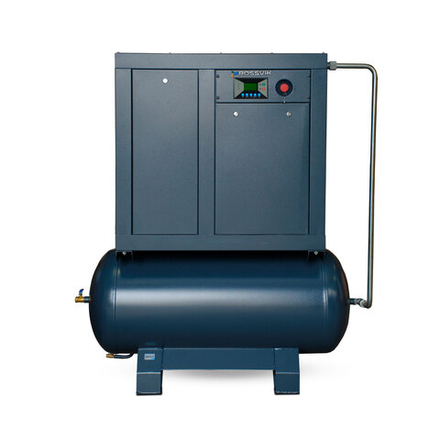 Компрессор винтовой ROSSVIK ВК15А-10-300, 1470л/мин, 10бар, ресивер 300л, 380В/11кВт