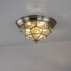 Citilux Витра-1 CL442530 Люстра потолочная витражная Бронза