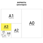 Папка для акварели С ЭСКИЗОМ БОЛЬШАЯ А3 10 л. 200 г/м2 297х420 мм BRAUBERG 110065 (5 штук в упаковке)
