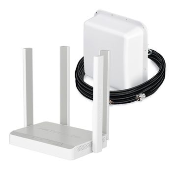 Комплект: Netcraze Explorer 4G + MIMO антенна + кабельная сборка + SIM-карта - каталог keenetic