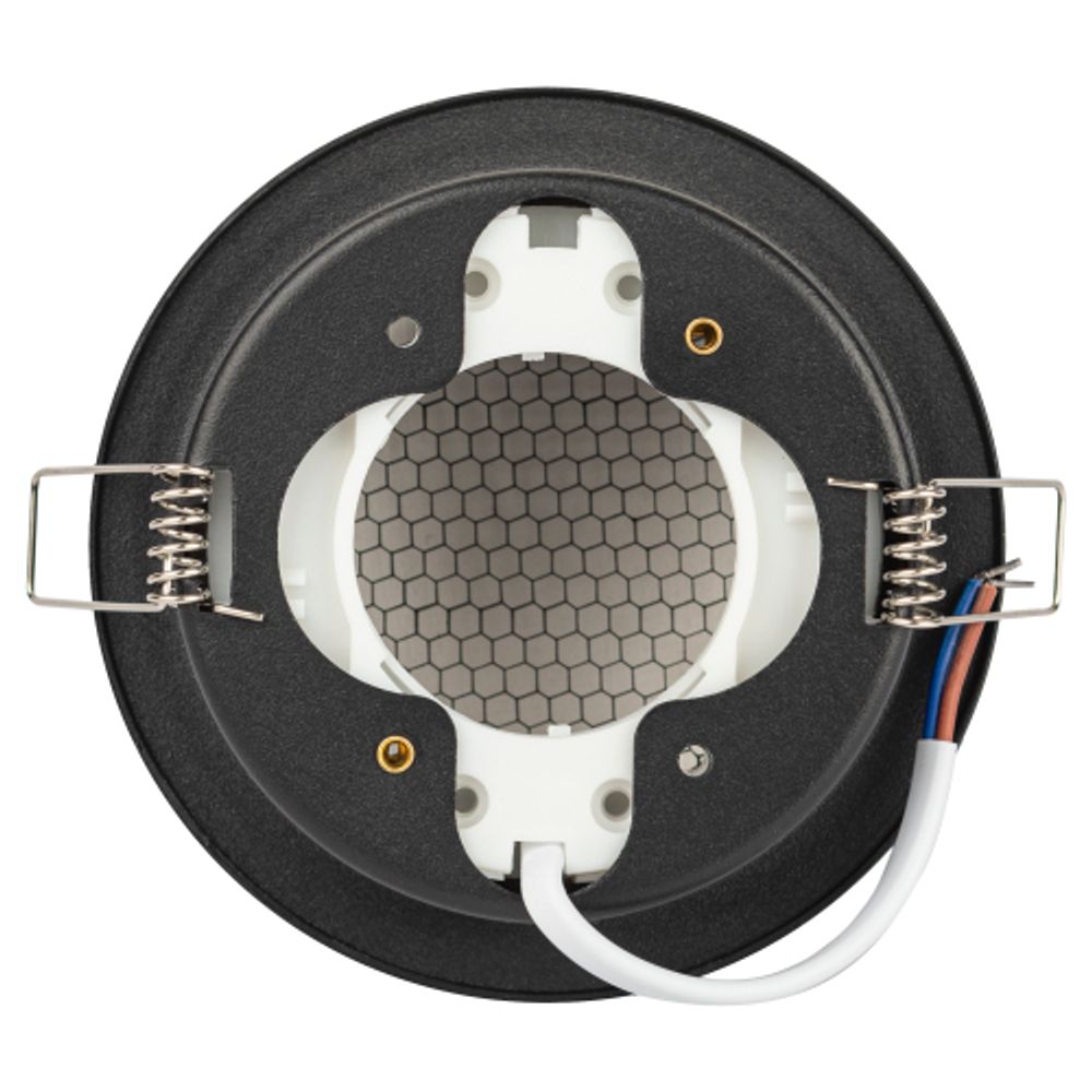 Встраиваемый светильник под лампу GX53 ЭРА KL111 BK черный матовый | Встраиваемые светильники Для ламп GX53