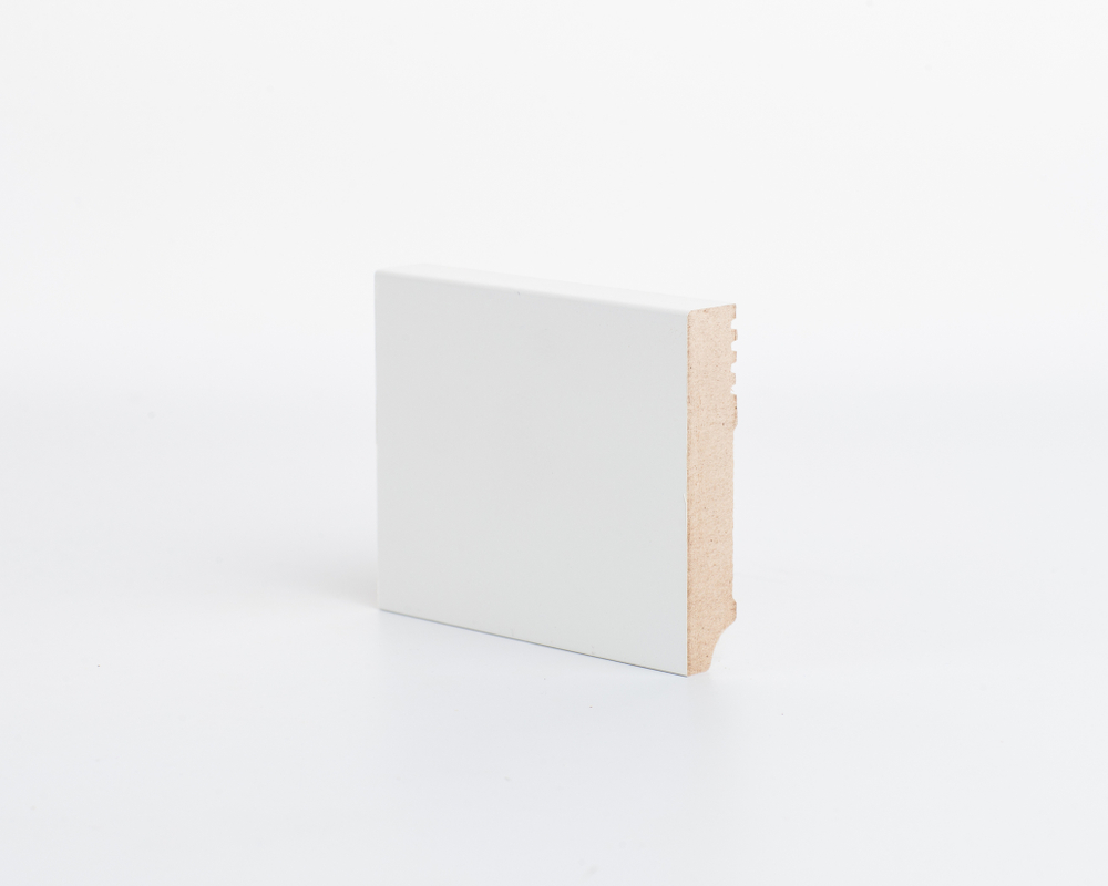 Плинтус напольный под покраску P6.80.16 МДФ Deartio 80x16x2070 мм