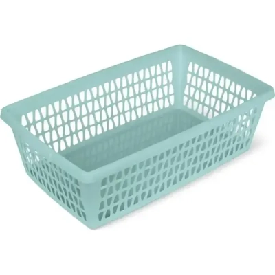 Корзина для хранения Велетта 34х10см бирюзовая С713БИР