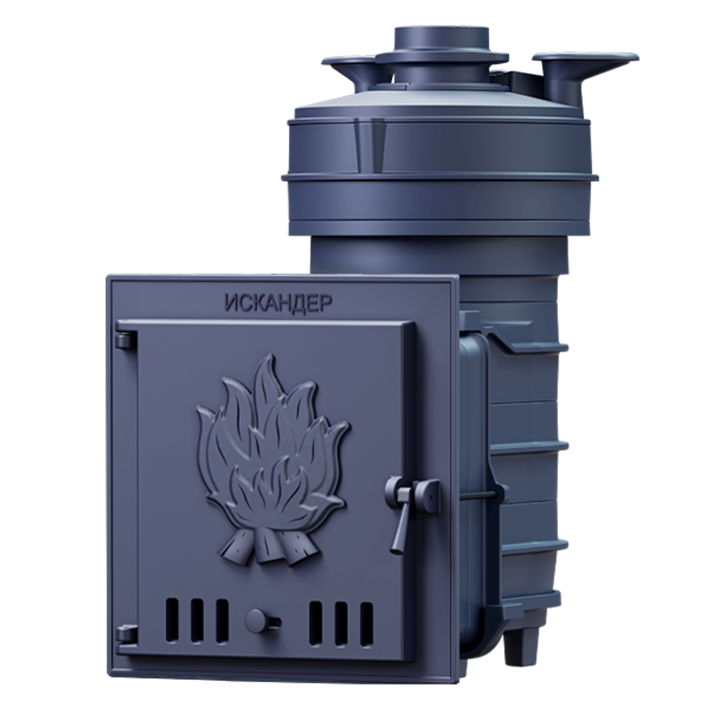 Чугунная печь для бани Искандер ЗК 18 Pro