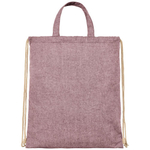 Рюкзак со шнурком Pheebs из 210 г/м² переработанного хлопка