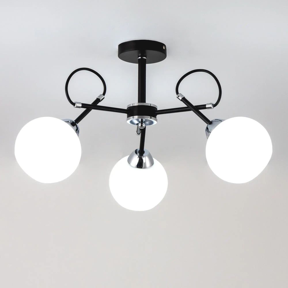 Citilux Стивен CL141231 Люстра потолочная Чёрная