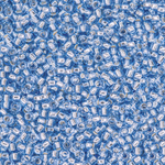 Японский бисер TOHO Round 15/0 (№33), с внутренним серебрением, прозрачный