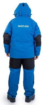 Зимний костюм для рыбалки Камчатка 2020 -45 (таслан, т.синий-лайм) GRAYLING