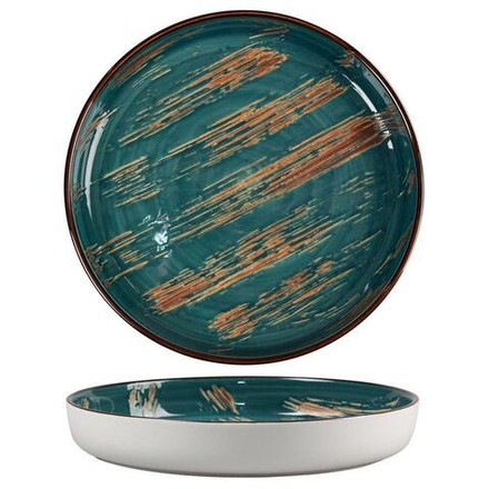 Тарелка с бортом d 19,5 см h2,6 см   Dark Green P.L. Proff Cuisine [6]