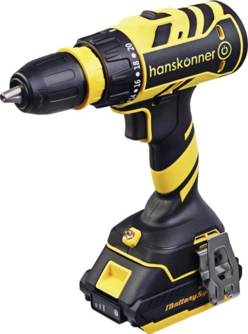 Дрель-шуруповерт аккумуляторная HANSKONNER HCD1865C