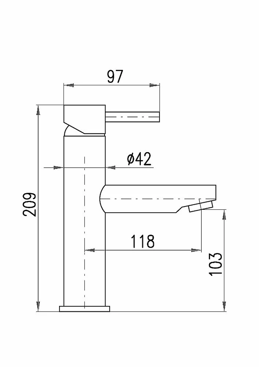 Смеситель для раковины Rav-Slezak SEINA SE928.5SM