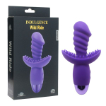 Фиолетовый вибратор INDULGENCE Rechargeable Wild Ride - 16,5 см. (Цвет: фиолетовый)