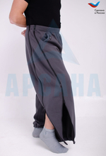 Брюки ортопедические межсезонные с расширением на бедре. Размер 5XL (58-60). Цвет ТЕМНО-СЕРЫЙ