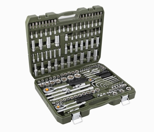 Набор инструментов (151 предм.) 6-гр. 1/2 1/4 3/8 (Дело Техники)