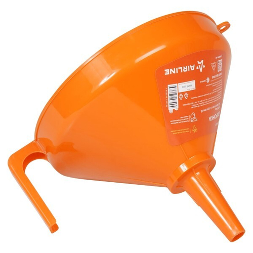 Воронка D-200 мм с жестким носиком, L=180 мм, рукоятка (AIRLINE)