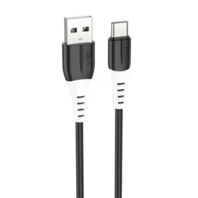 Кабель USB - USB Type-C HOCO X82 силиконовый (черный) 1м