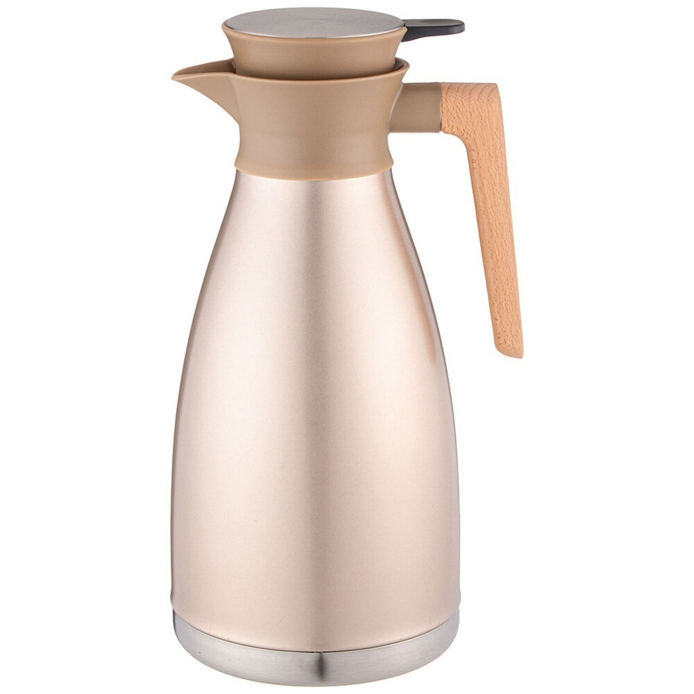 Термос-кувшин 2л нерж, цвет бронза