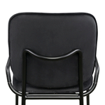 Стул LATITUDE Ror, Double Frame, велюр, черный /черный