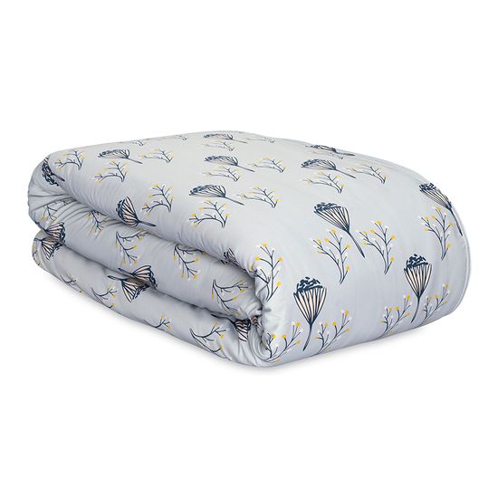 Комплект постельного белья "Полевые цветы" из премиального сатина из коллекции russian north, 150х200 см