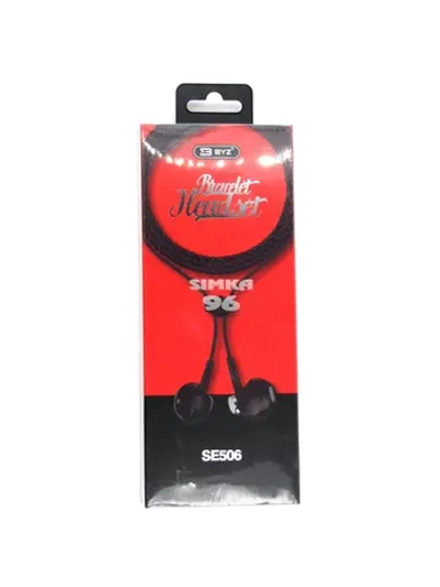 Наушники BYZ-SE506 не вакуумные с микрофоном