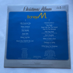 Винтажная виниловая пластинка LP Boney M. Christmas Album (Нидерланды 1981) White Christmas