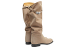 HERMES Jumping Knee high Boots Women"s Beige