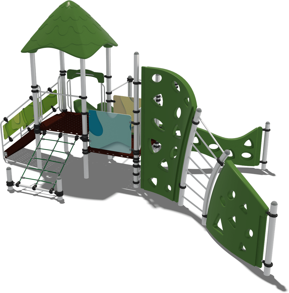 Детский городок Санторини (комплектация 3, паттерн Papercut)