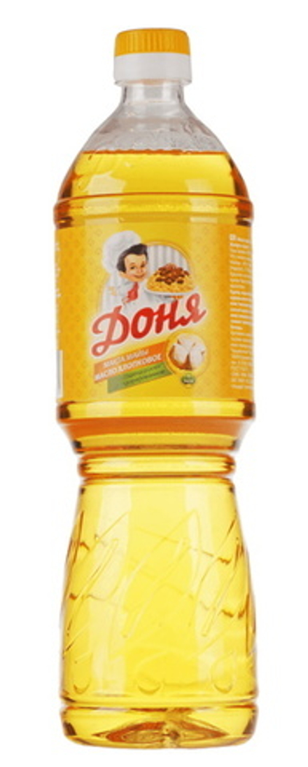 Масло хлопковое "Доня" 1л. Казахстан