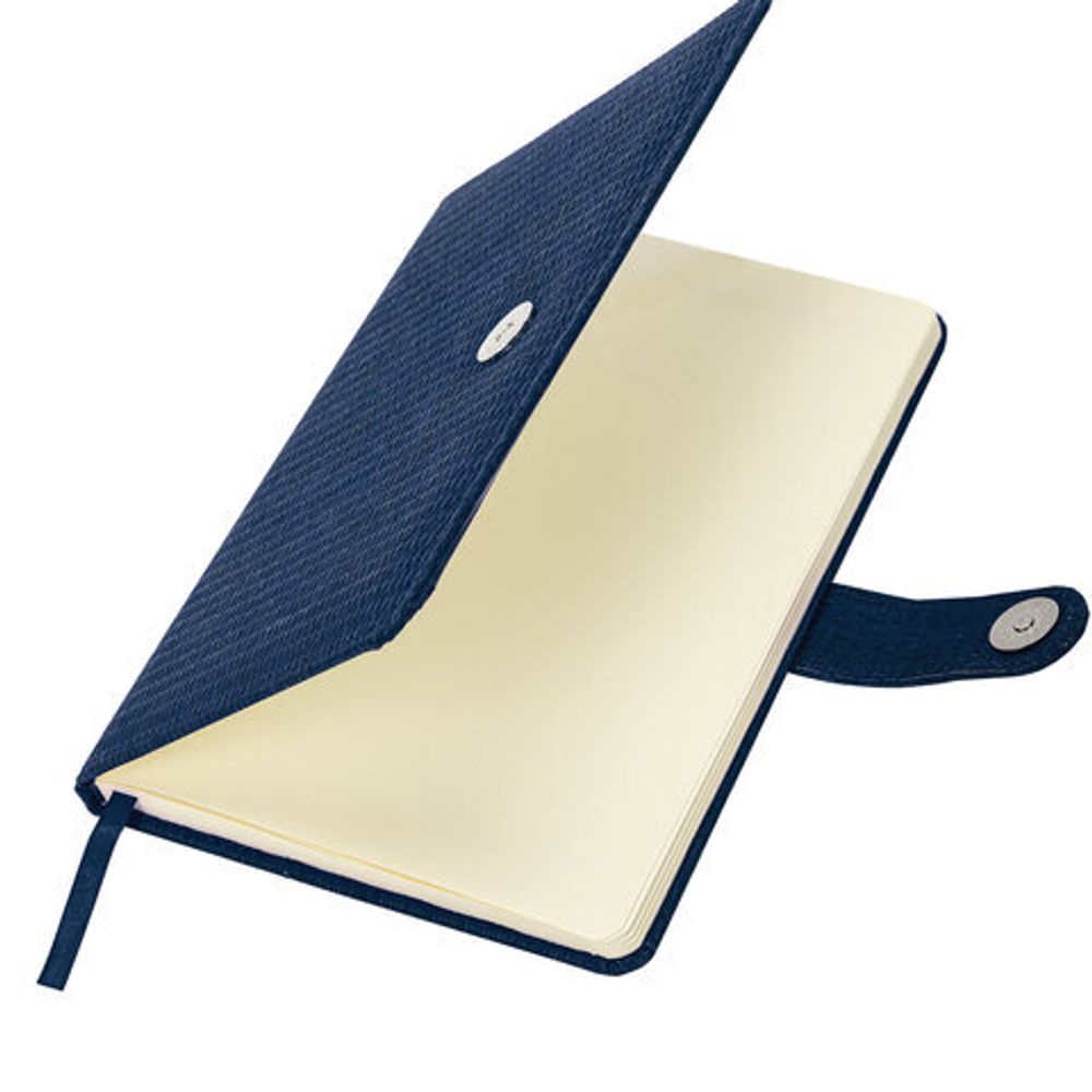 Еженедельник датированный 2025 А5 145х215 мм BRAUBERG "Augustus", под кожу, темно-синий, 115955