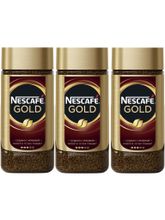 Кофе растворимый Nescafe Gold, стеклянная банка 95 г, 3 шт