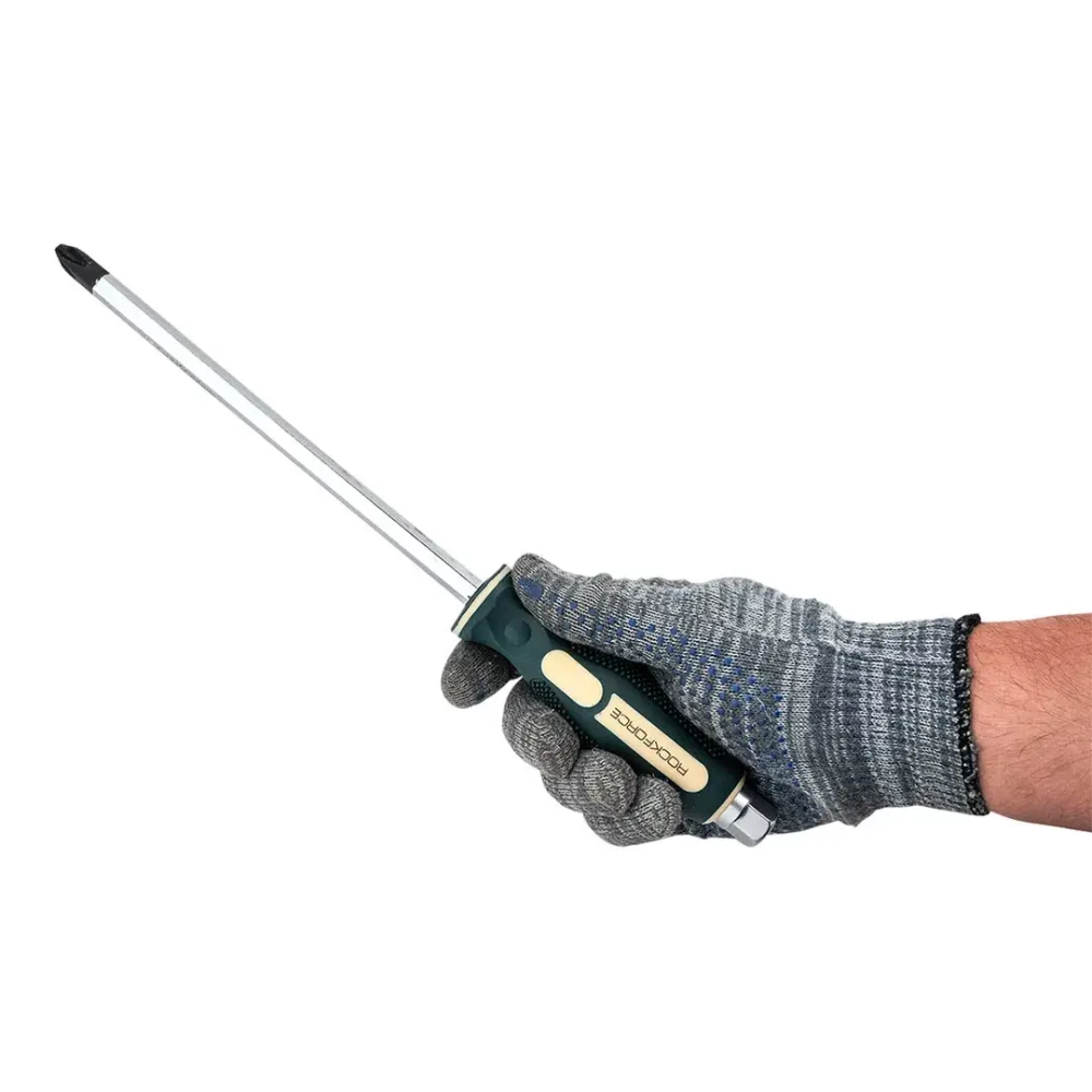 Набор отверток силовых магнитных12пр. (SL: 6.5х38,3х75,5.5х75,6.5х100,8.0х150,10х200мм PH: 2х38,0х75, 1х75, 2х100, 3х150, 4х200мм), в кейсе RockForce##Rock FORCE RF-21310