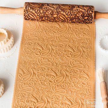 Скалка с узором Изящный пейсли