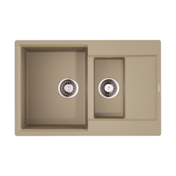 Мойка Daisen 78-2T-CH Tetogranit/шампань
