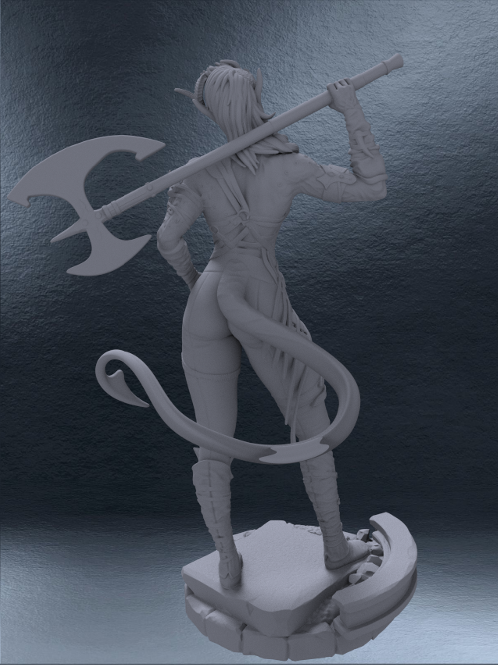 Karlach v2 Карлах Baldur's Gate фигурка