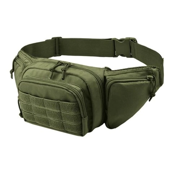 Сумка MOLLE  №723 тактическая на пояс для рыбаков и охотников(олива/песок)
