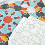 Штора для ванной 180*200см с утяжелителем, полиэстер "Франко"