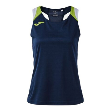 Женский топ теннисный Joma Terra Tank - dark navy/lime