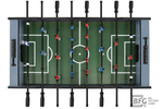 Настольный футбол / Кикер BFG Compact 55 (Индиго)