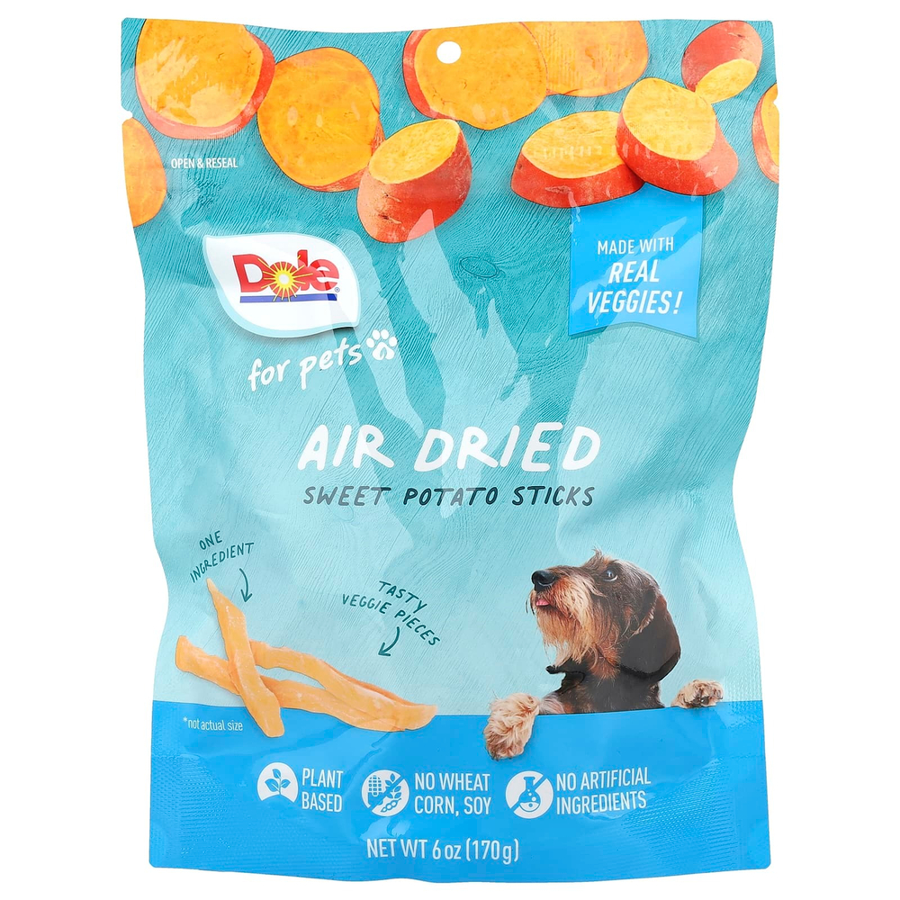 Dole for Pets, палочки из сушеного батата, 170 г (6 унций)