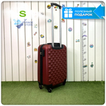 Маленький чемодан L'Case Phatthaya, бордовый, S