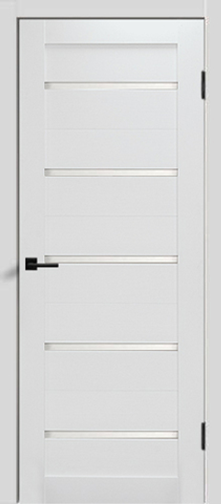 Межкомнатная дверь Velldoris Duplex PO Лакобель Белое Дуб снежный