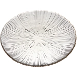 Тарелка стеклянная 15см «Флоренция» дымка