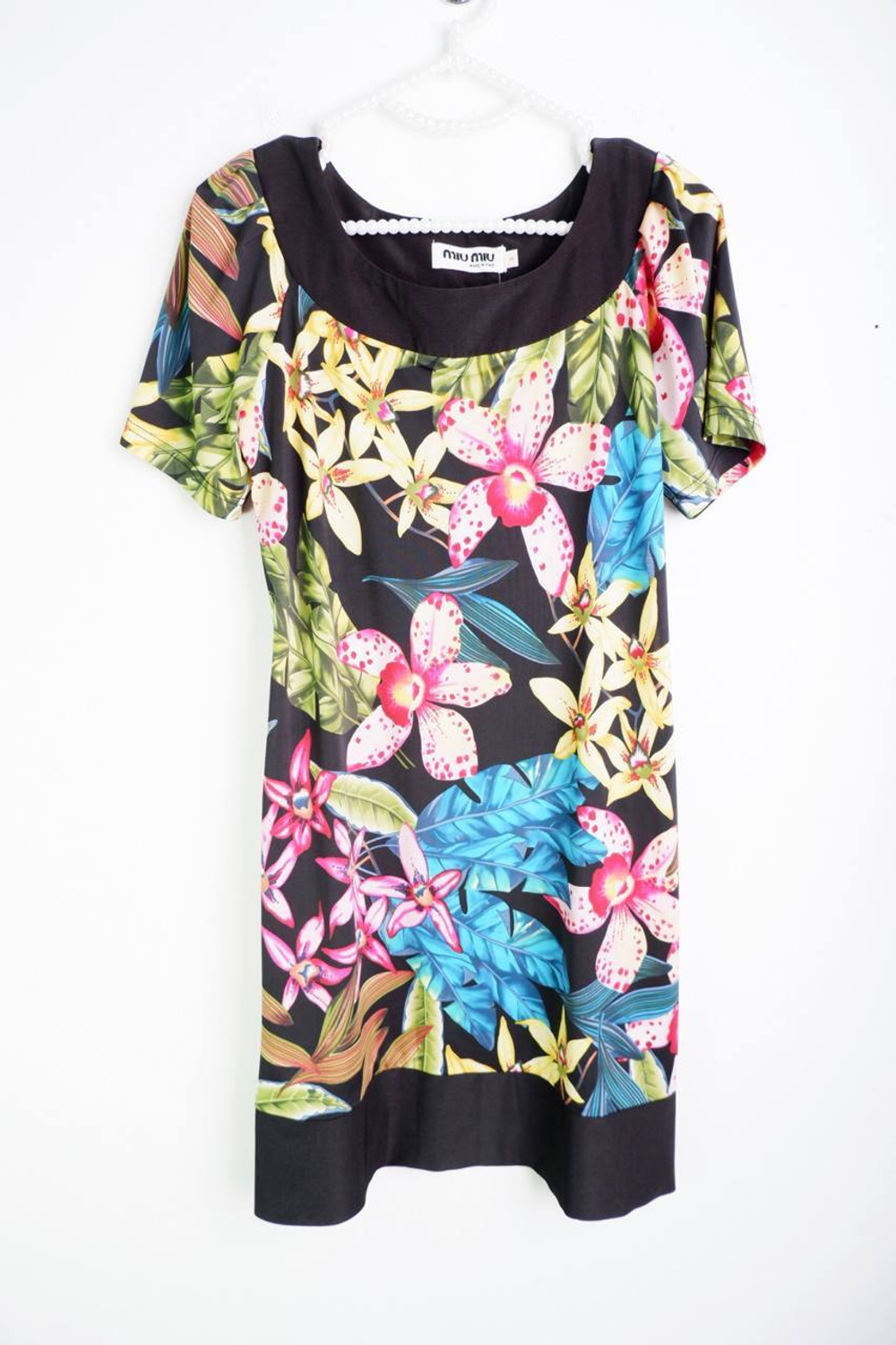 Платье Miu Miu прямого кроя, маркировка S, визуально на 44 размер